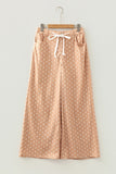 Polka Dot Wide-Leg Casual Pants