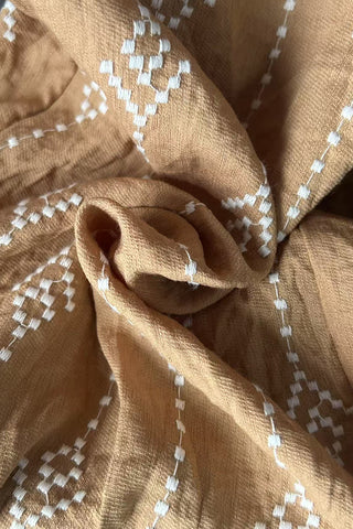 Relaxed Floral Pattern Pants