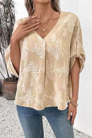 V-Neck Loose Fit Blouse