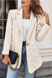 Floral Pattern Blazer