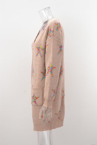 Stylish Open-Front Knit Cardigan