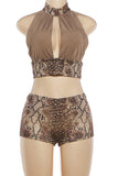 Halter Neck Short Set