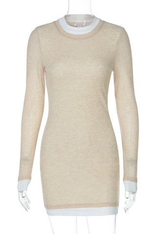 Long-Sleeve Casual Dress