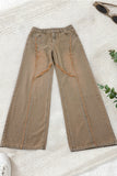 Distressed Straight-Leg Jeans