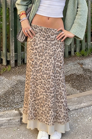 Animal Print Skirt