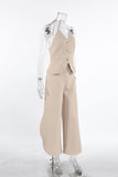 Chic Halter Pants Set