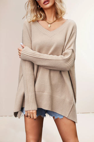 Oversized V-Neck Sweater