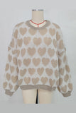 Heart Pattern Sweater