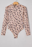Chic Animal Print Bodysuit