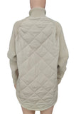 Quilted Textured Sleeve Coat