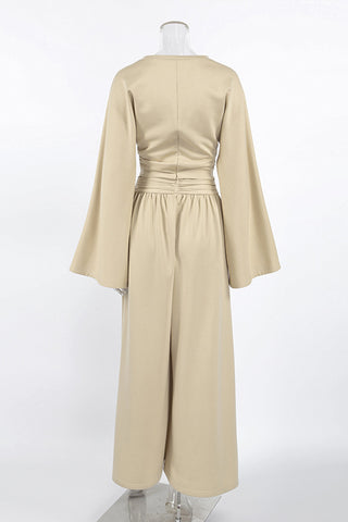 Wide-Sleeve Pants Set