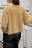 Cozy Button-Front Cardigan