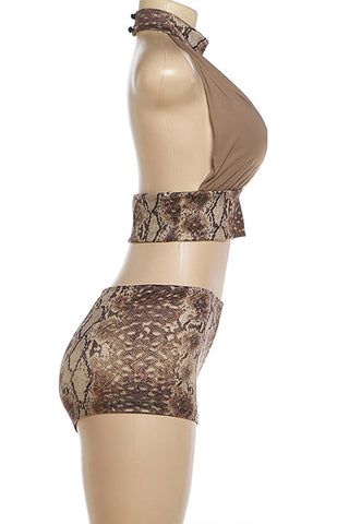Halter Neck Short Set