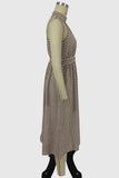 Halter Neck Casual Midi Dress