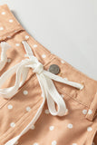 Polka Dot Wide-Leg Casual Pants