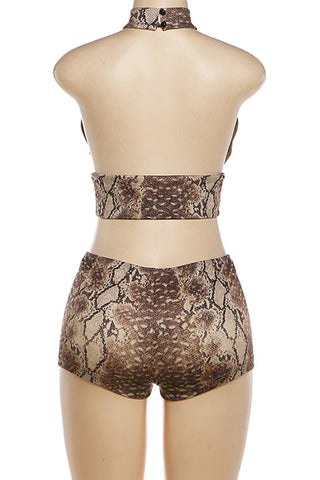 Halter Neck Short Set