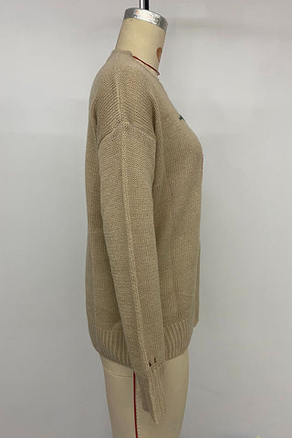 Playful Cherry Knit Sweater