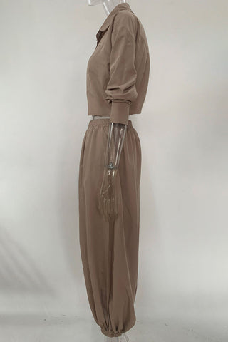 Relaxed Jacket and Pant Set