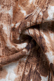 V-Neck Casual Print Dress