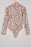 Chic Animal Print Bodysuit