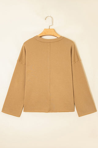 Heart Pattern Casual Sweatshirt