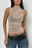 Sleeveless Textured Tank Top