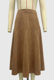 Elegant A-Line Maxi Skirt
