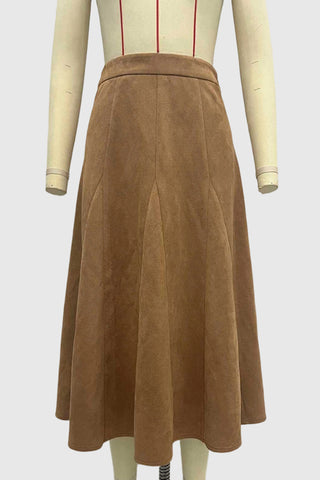 Elegant A-Line Maxi Skirt