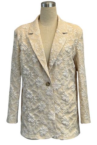 Floral Pattern Blazer