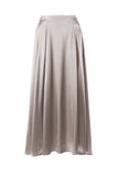 Elegant A-Line Midi Skirt