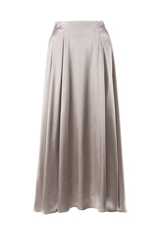 Elegant A-Line Midi Skirt