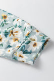 Floral Sleeve Layered Sweatshirt