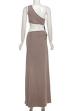 One-Shoulder Elegant Dress