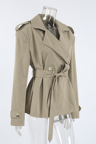 Belted Double-Breasted Jacket