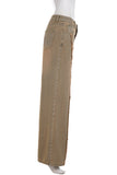 Distressed Straight-Leg Jeans