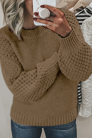 Textured Knit Sweater