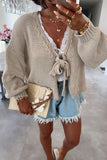 Stylish Tie-Front Cardigan