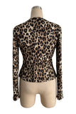 Leopard Print Suit Jacket