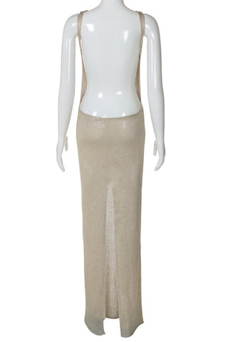 Sleek Maxi Evening Gown