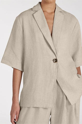 Relaxed Fit Blazer and Pants Set