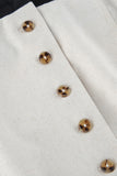Strapless Button-Front Casual Dress