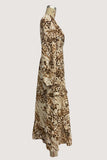 V-Neck Casual Print Dress