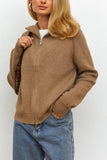 Stylish Zip-Up Cardigan