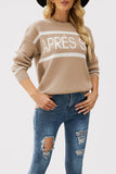 Graphic Knit Sweater