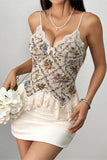 Lace-Trim Floral Camisole