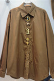 Embellished Button-Down Shirt