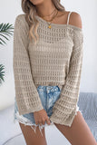 Off-Shoulder Knit Sweater