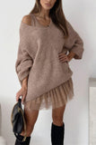 Oversized Knit Sweater for Effortless Style
