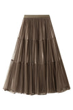 Elegant Layered Maxi Skirt