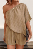 One-Shoulder Casual Romper